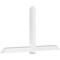 Ekena Millwork Eugene Architectural Grade PVC Gable Bracket, 108"W x 58 1/2"H x 6"D x 6"F, 13/12 Pitch GBP108X59X0606EUG00 - alternate 1